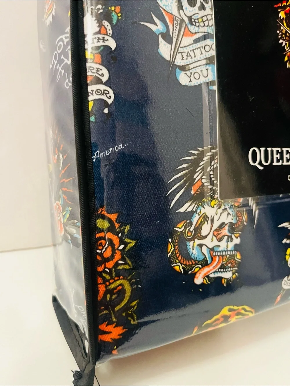 Ed Hardy & Stay Spooky Lot of 2 Queen Sheet Sets Halloween Ghost Eagle Geisha